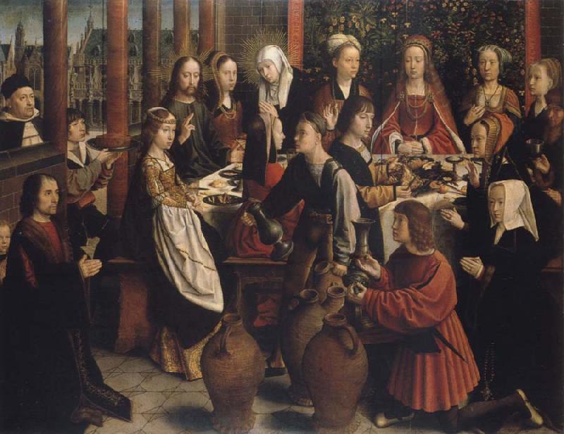 Gerard David The wedding to canons oil painting picture